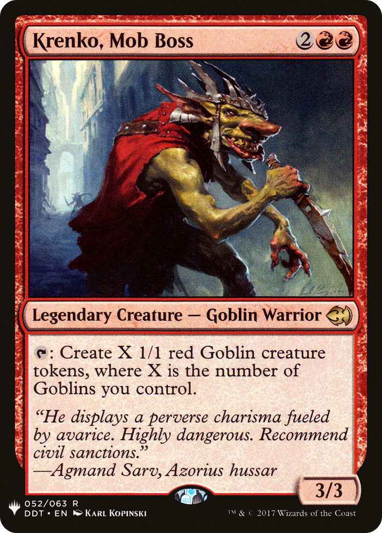 Krenko, Mob Boss (LIST-DDT-52) [The List]