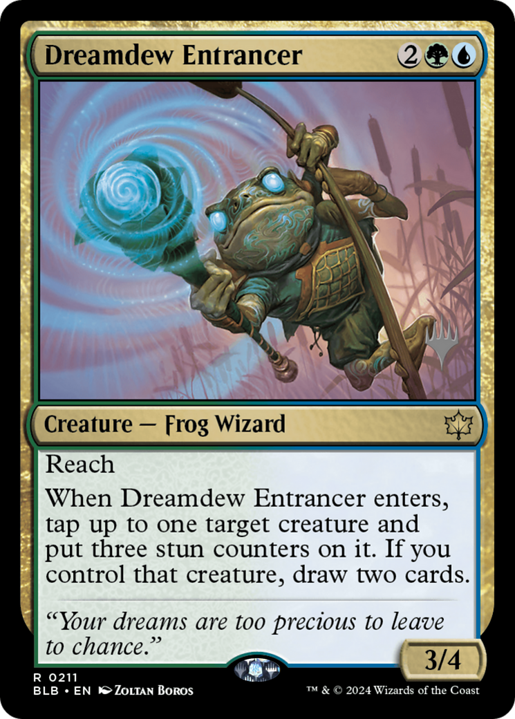 Dreamdew Entrancer (PPBLB-211P) [Bloomburrow Promos]