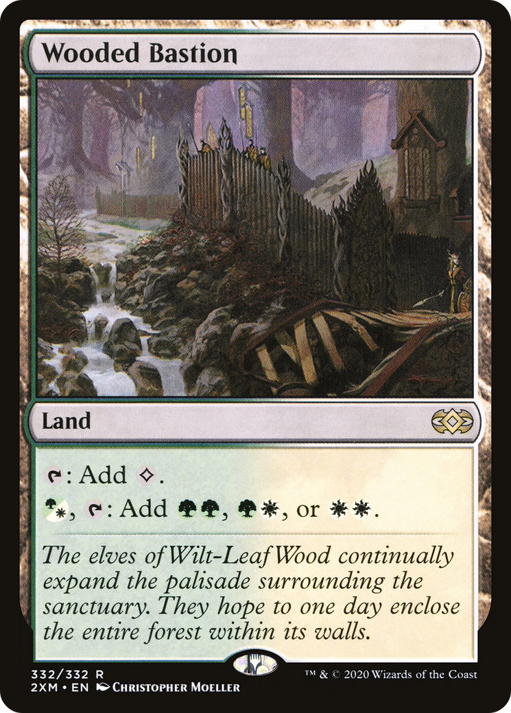 Wooded Bastion (2XM-332) [Double Masters] Foil