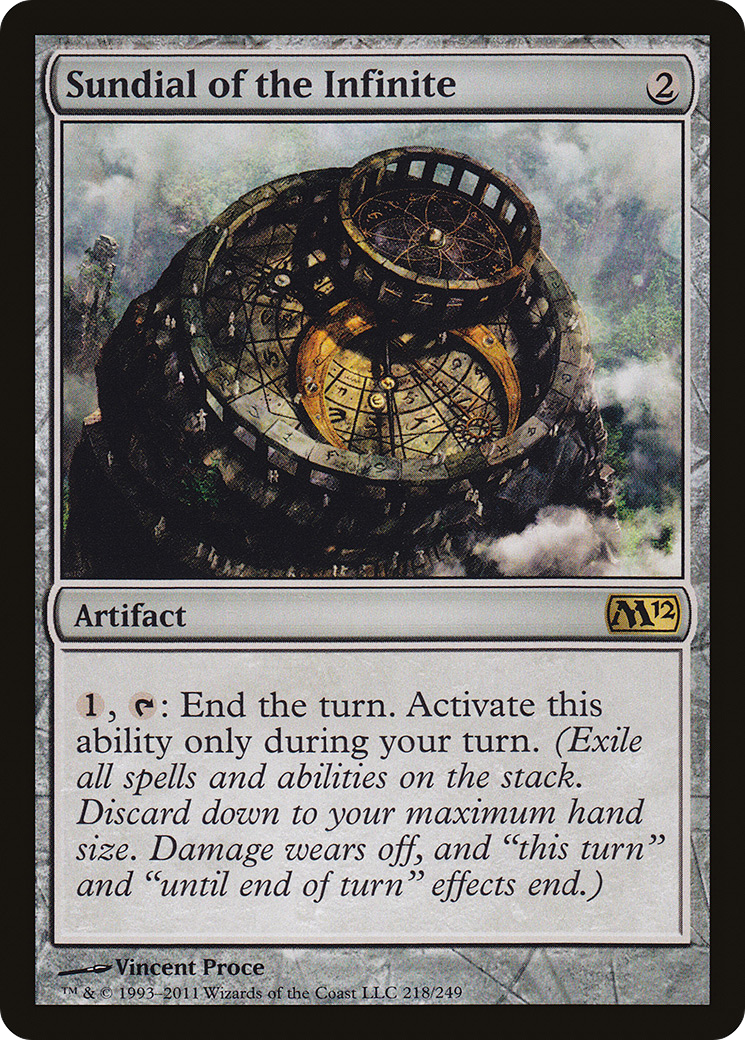 Sundial of the Infinite (M12-218) [Magic 2012]