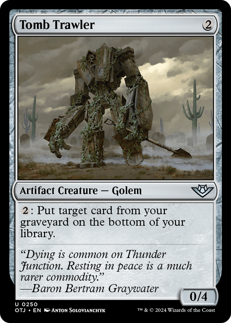 Tomb Trawler (OTJ-250) [Outlaws of Thunder Junction] Foil