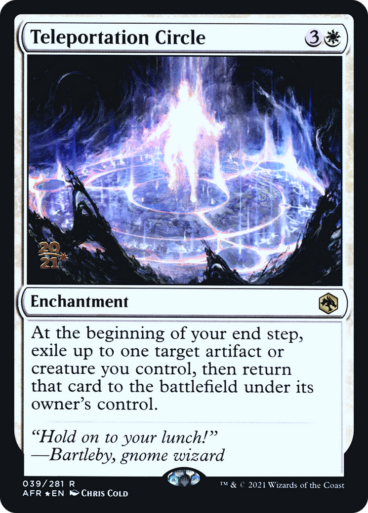 Teleportation Circle (PRE-39S) [Adventures in the Forgotten Realms Promos] Foil
