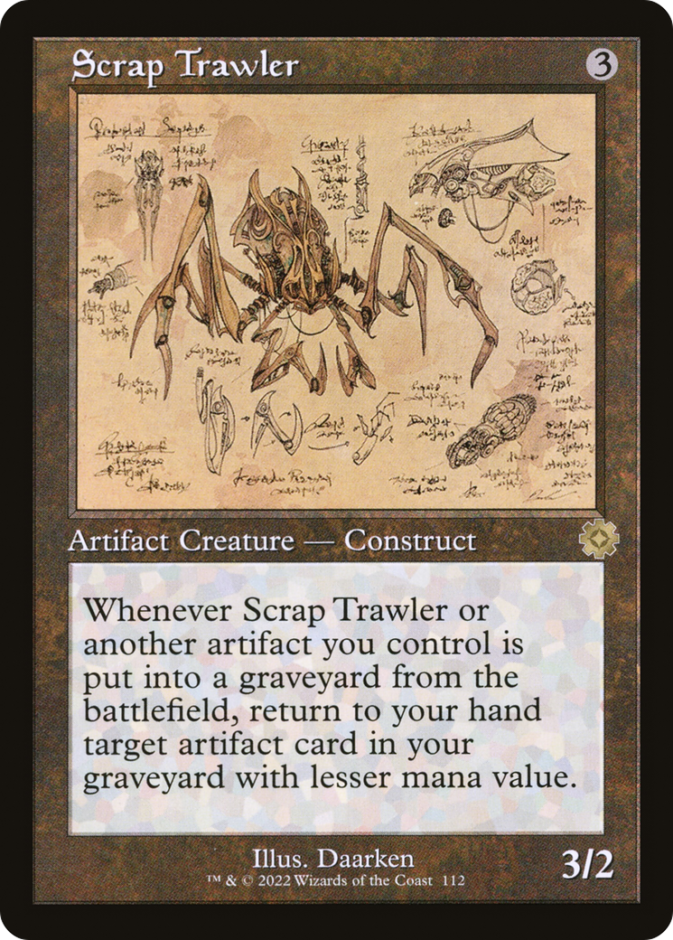 Scrap Trawler (Schematic) (BRR-112) [The Brothers' War Retro Artifacts]