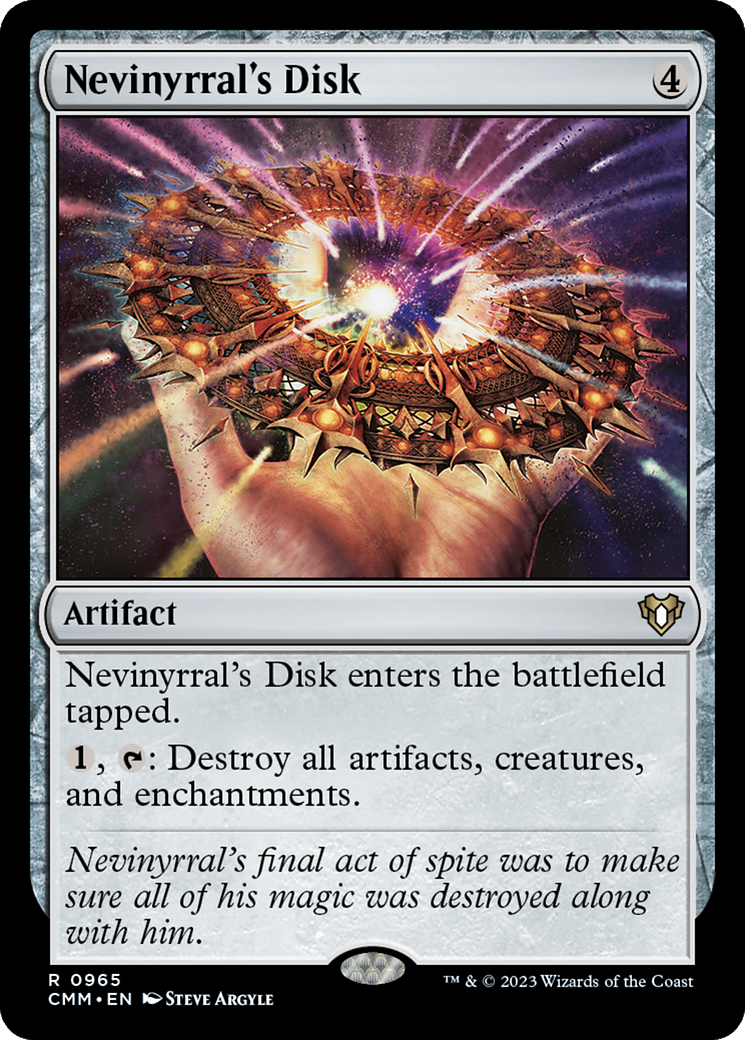 Nevinyrral's Disk (CMM-965) [Commander Masters]