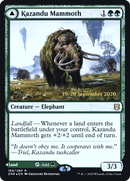Kazandu Mammoth (PRE-189S) [Zendikar Rising Promos] Foil