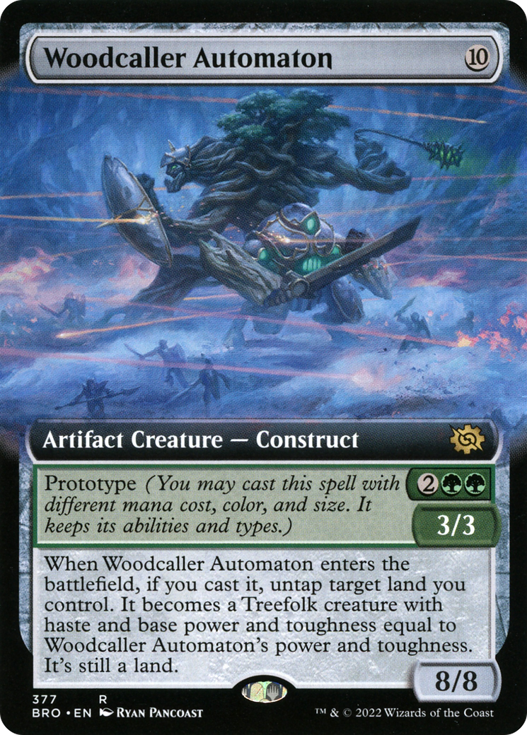 Woodcaller Automaton (Extended Art) (BRO-377) [The Brothers' War]