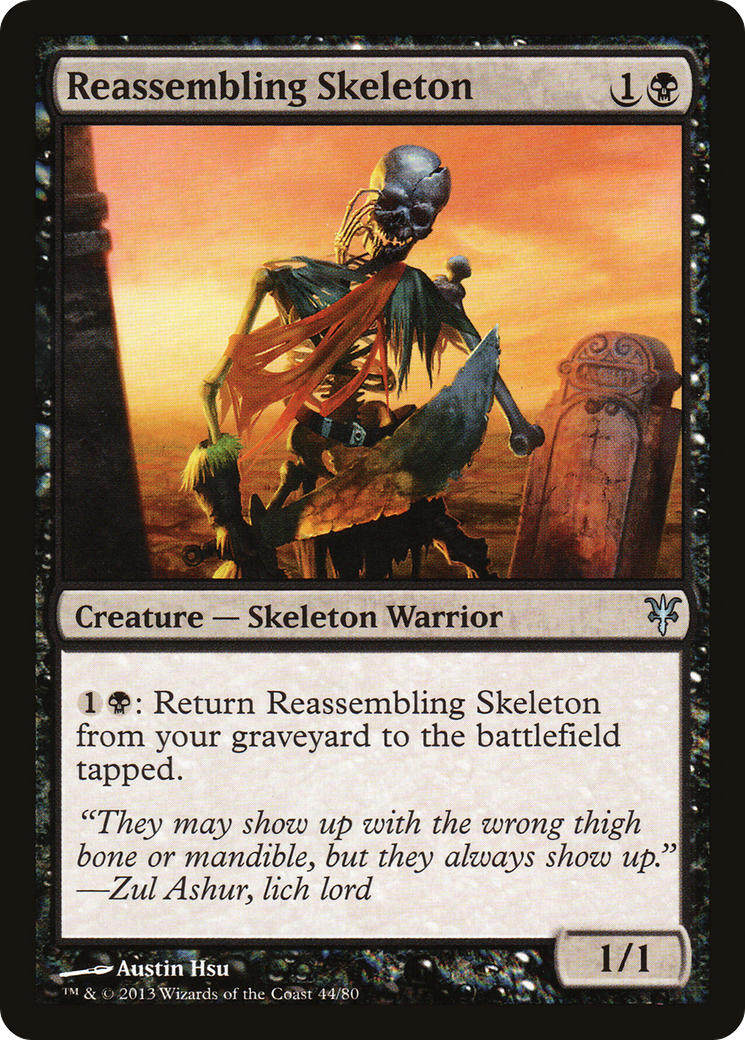 Reassembling Skeleton (DDK-044) [Duel Decks: Sorin vs. Tibalt]