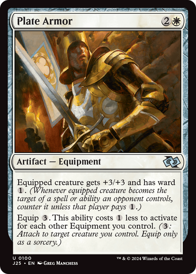 Plate Armor (J25-100) [Foundations Jumpstart]