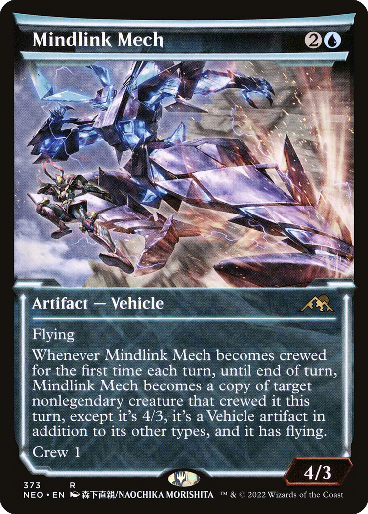 Mindlink Mech (Showcase) (NEO-373) [Kamigawa: Neon Dynasty]