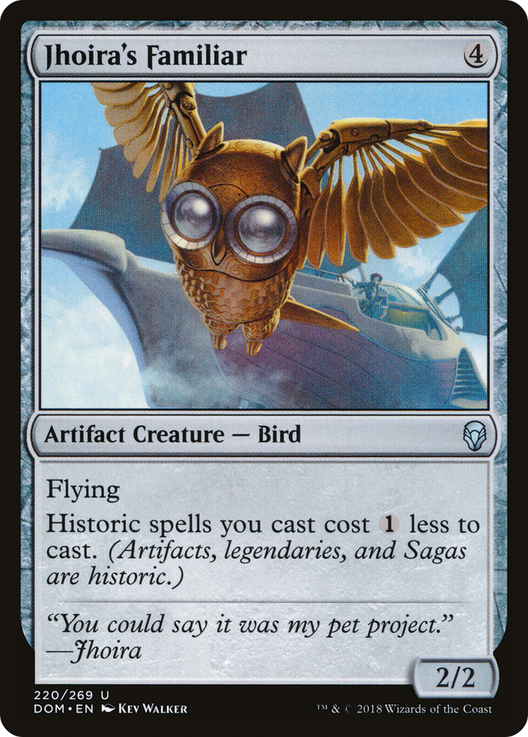 Jhoira's Familiar (DOM-220) [Dominaria] Foil