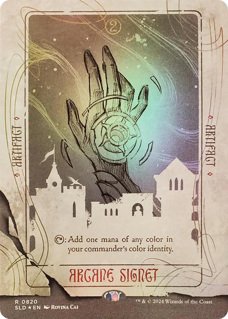 Arcane Signet (SLD-820★) [Secret Lair Drop] (Borderless) Foil