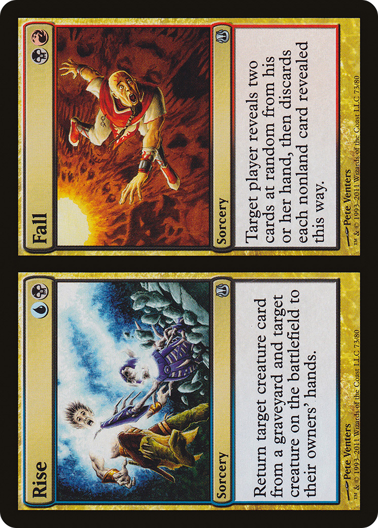 Rise // Fall (DDH-073) [Duel Decks: Ajani vs. Nicol Bolas]