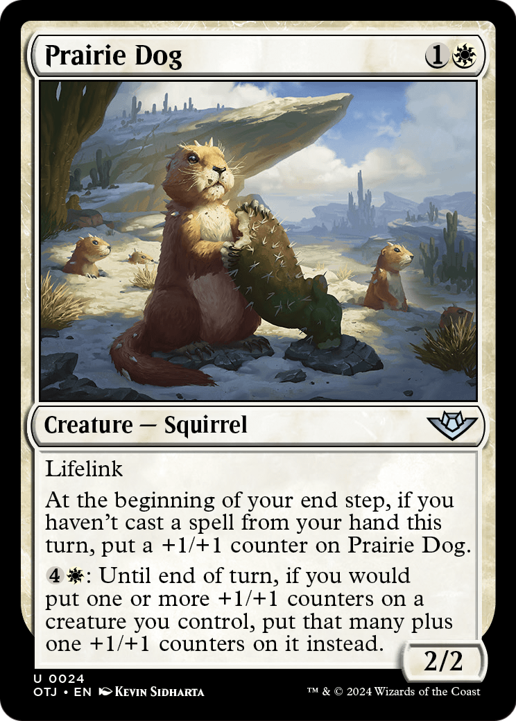 Prairie Dog (OTJ-024) [Outlaws of Thunder Junction] Foil