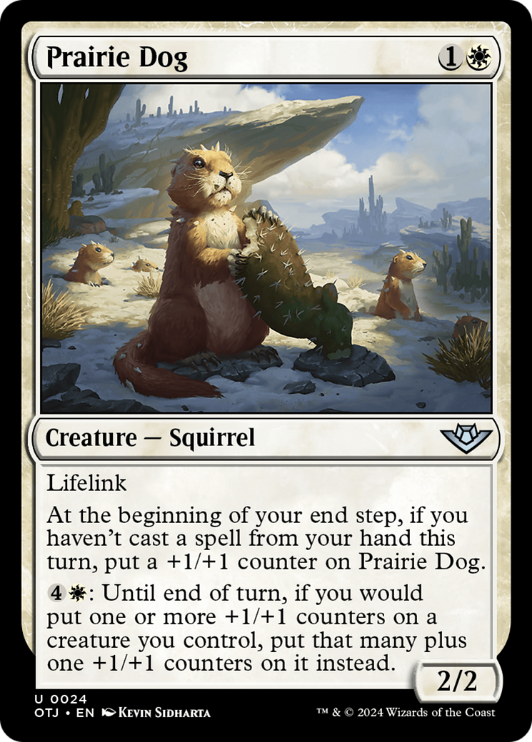 Prairie Dog (OTJ-024) [Outlaws of Thunder Junction] Foil