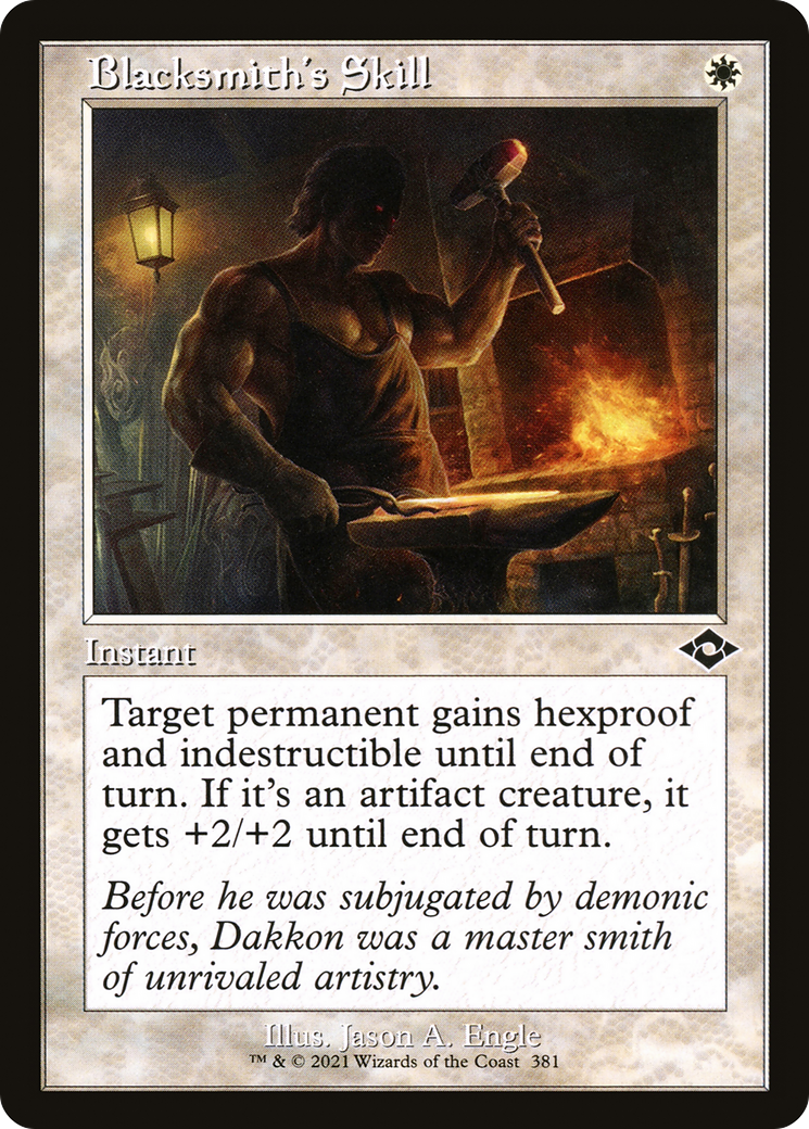 Blacksmith's Skill (Retro Frame) (MH2-381) [Modern Horizons 2]