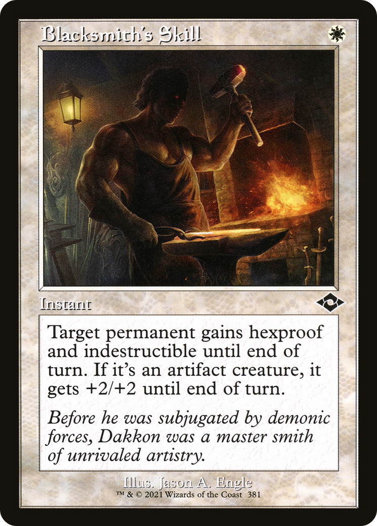Blacksmith's Skill (MH2-381) [Modern Horizons 2] Foil