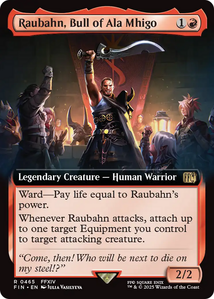 Raubahn, Bull of Ala Mhigo (Extended Art) (FIN-465) [FINAL FANTASY]: (Extended Art)