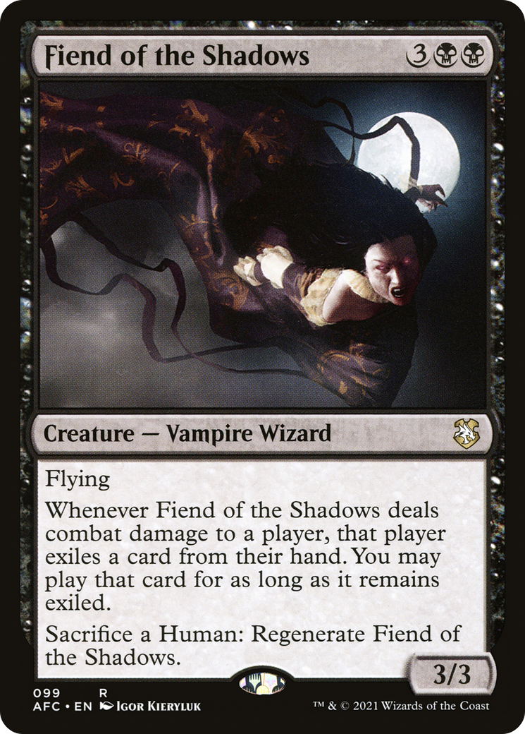 Fiend of the Shadows (AFC-099) [Forgotten Realms Commander]
