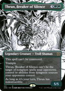 Thrun, Breaker of Silence (ONE-331) [Phyrexia: All Will Be One]: (Showcase) (Borderless) Foil