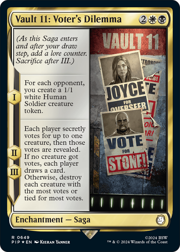 Vault 11: Voter's Dilemma (PIP-649) [Fallout] Foil