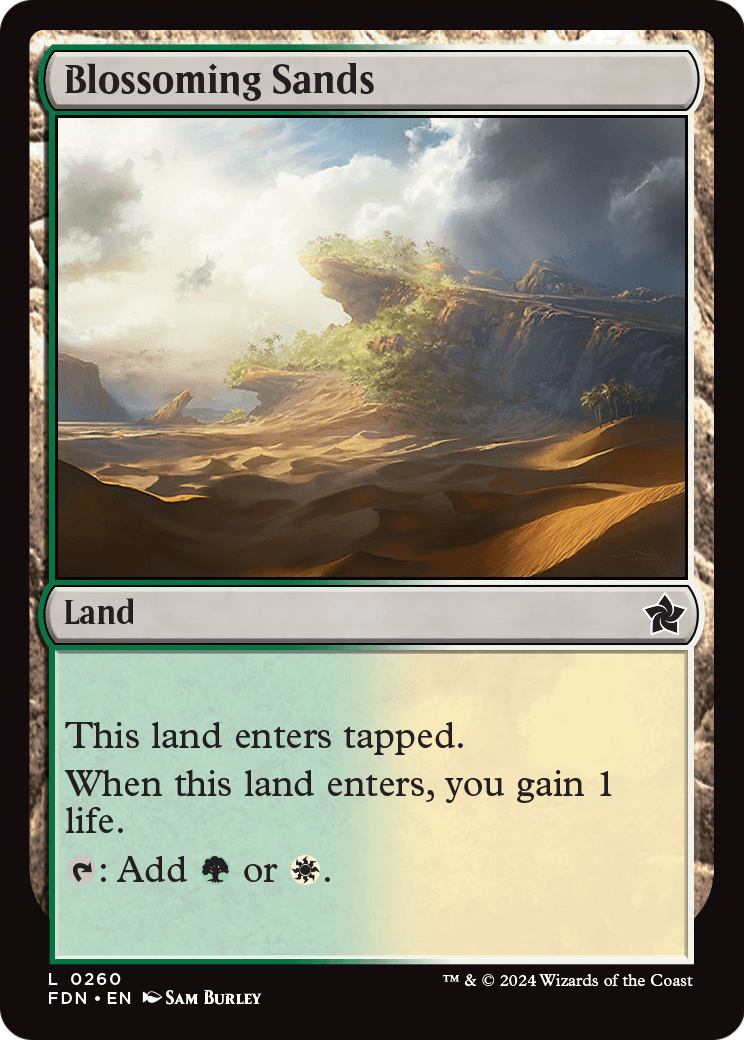 Blossoming Sands (FDN-260) [Foundations]