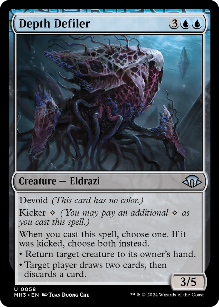 Depth Defiler (MH3-058) [Modern Horizons 3]: (devoid)