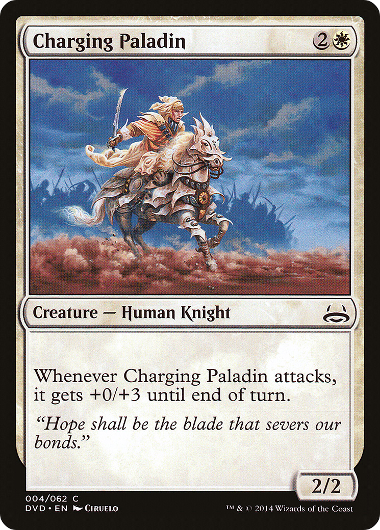 Charging Paladin (DD3-004) [Duel Decks Anthology: Divine vs. Demonic]