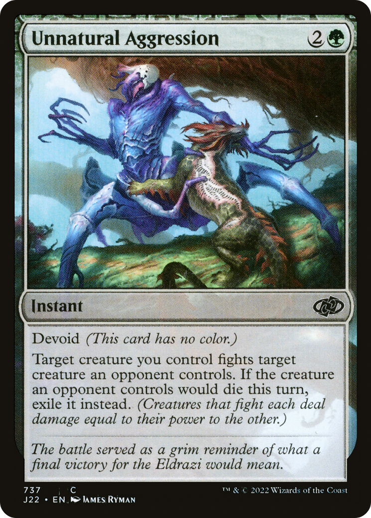 Unnatural Aggression (J22-737) [Jumpstart 2022]