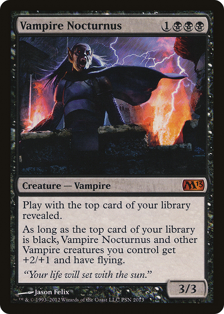 Vampire Nocturnus (MEDIA-003) [Duels of the Planeswalkers 2013 Promos]