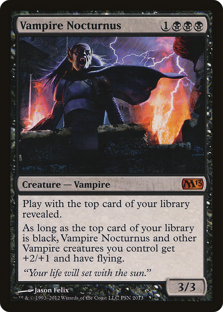 Vampire Nocturnus (MEDIA-003) [Duels of the Planeswalkers 2013 Promos]