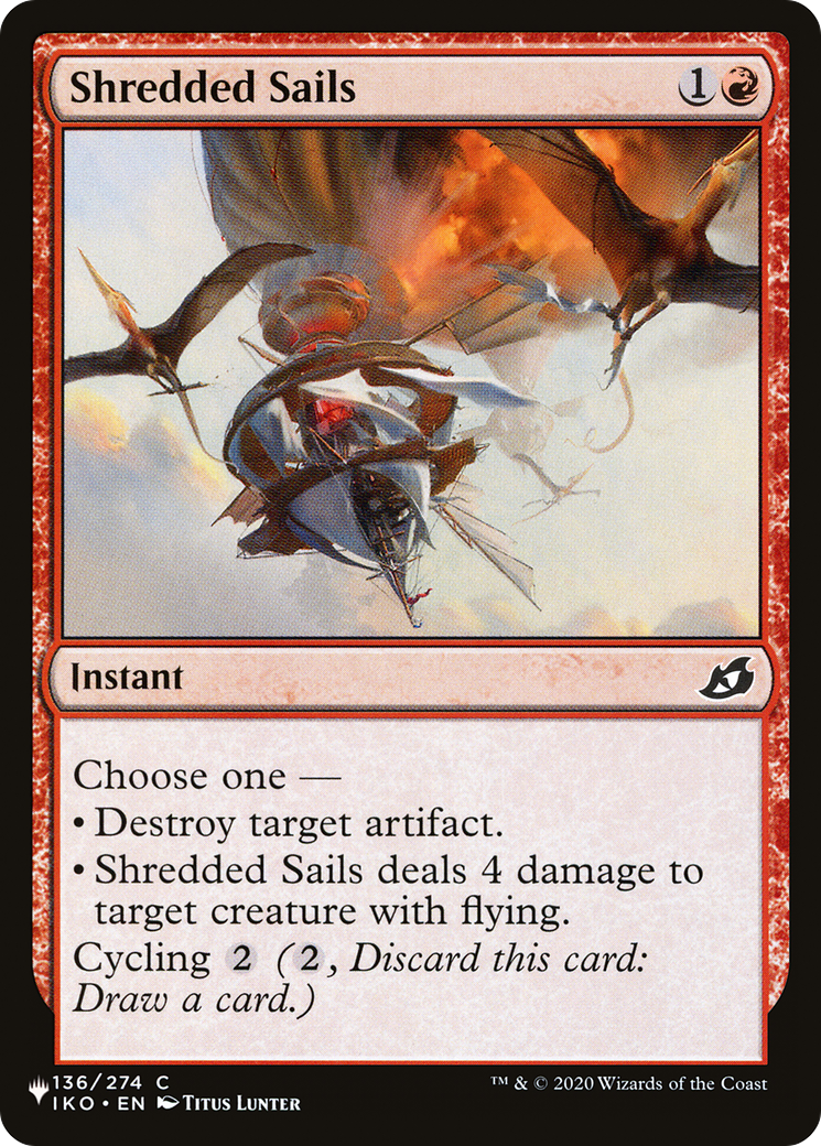 Shredded Sails (LIST-IKO-136) [The List]