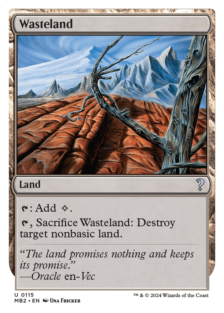 Wasteland (MB2-115) [Mystery Booster 2]