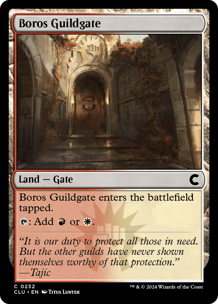 Boros Guildgate (CLU-232) [Ravnica: Clue Edition]