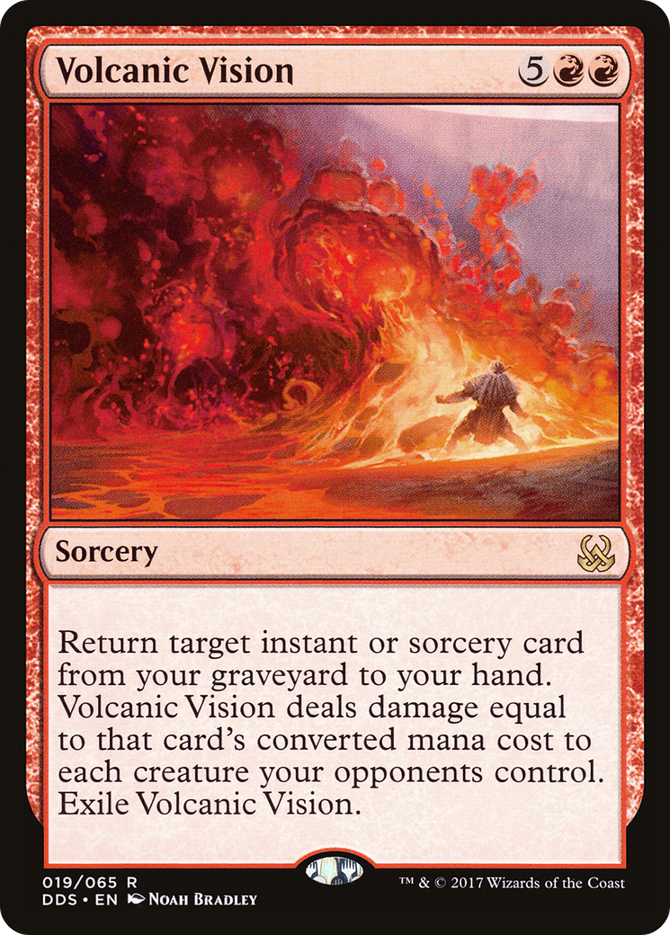 Volcanic Vision (DDS-019) [Duel Decks: Mind vs. Might]
