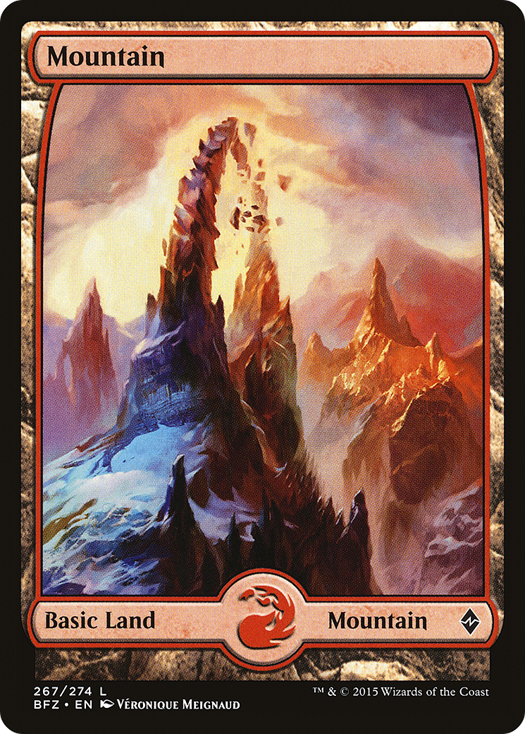 Mountain (BFZ-267) [Battle for Zendikar] Foil