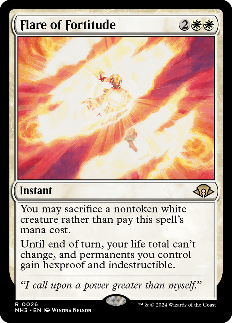 Flare of Fortitude (MH3-026) [Modern Horizons 3] Foil