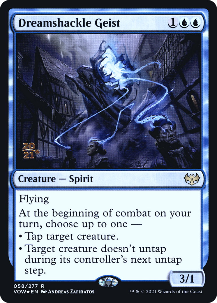 Dreamshackle Geist (PRE-058) [Innistrad: Crimson Vow Promos] Foil