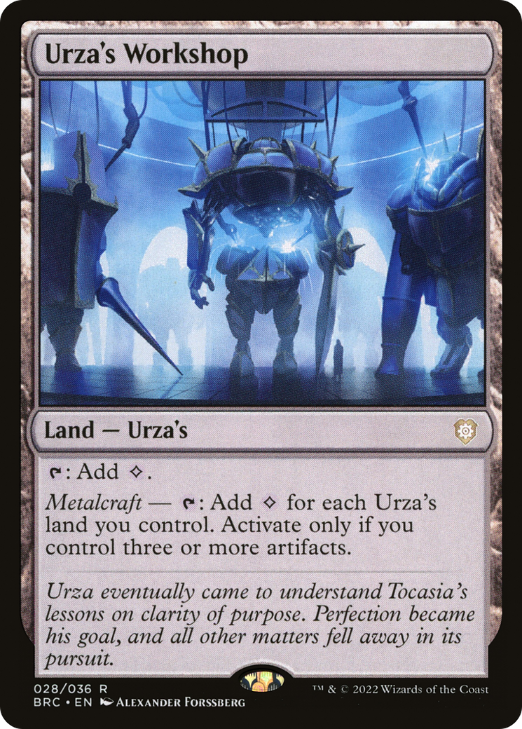 Urza's Workshop (BRC-028) [The Brothers' War Commander]