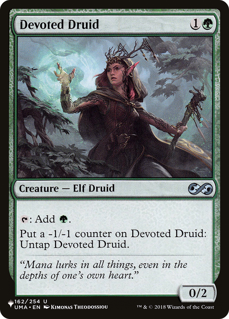 Devoted Druid (LIST-UMA-162) [The List]