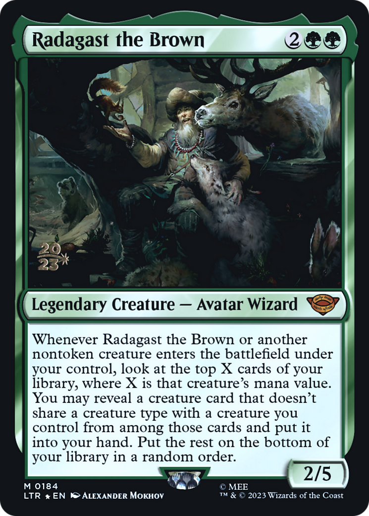 Radagast the Brown (PRE-184S) [Tales of Middle-earth Promos] Foil