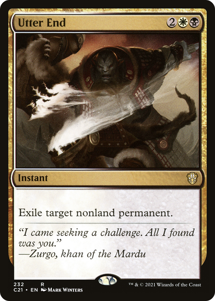 Utter End (C21-232) [Commander 2021]