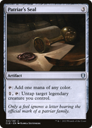 Patriar's Seal (CLB-332) [Commander Legends: Battle for Baldur's Gate] Foil