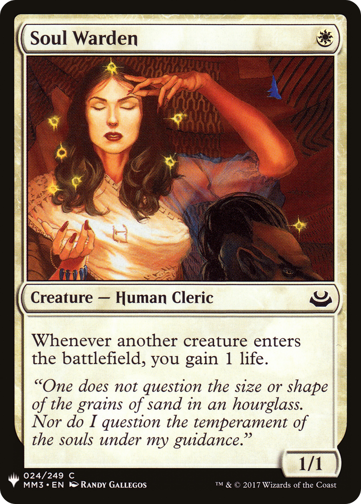 Soul Warden (LIST-MM3-24) [The List]