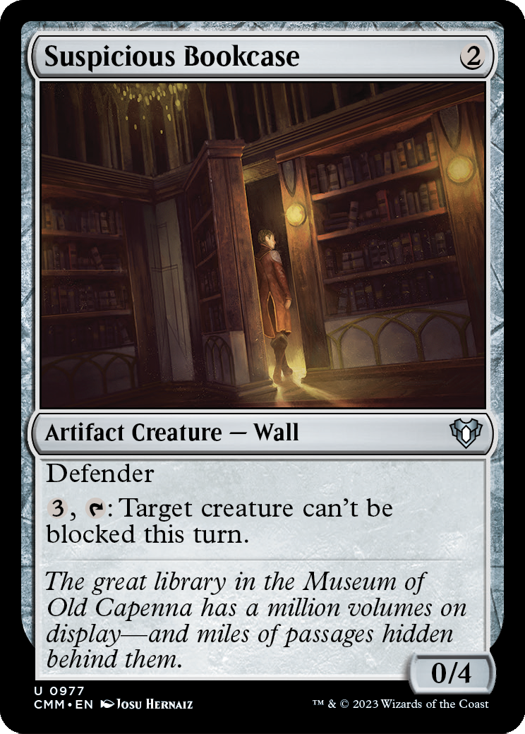 Suspicious Bookcase (CMM-977) [Commander Masters]