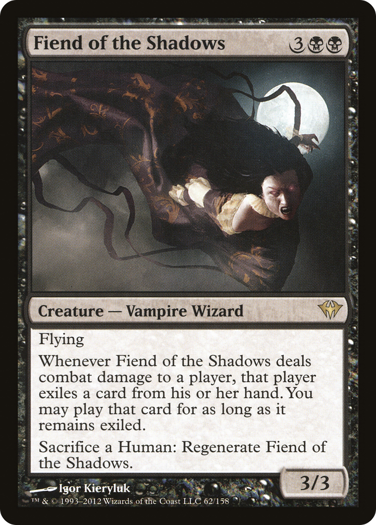 Fiend of the Shadows (DKA-062) [Dark Ascension]