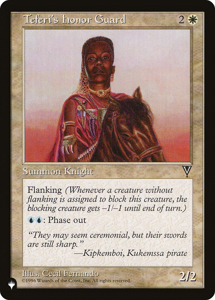 Teferi's Honor Guard (LIST-VIS-22) [The List]