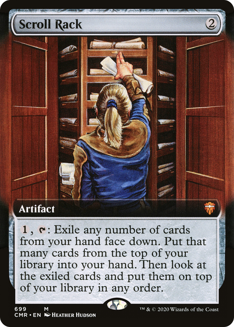 Scroll Rack (Extended Art) (CMR-699) [Commander Legends]