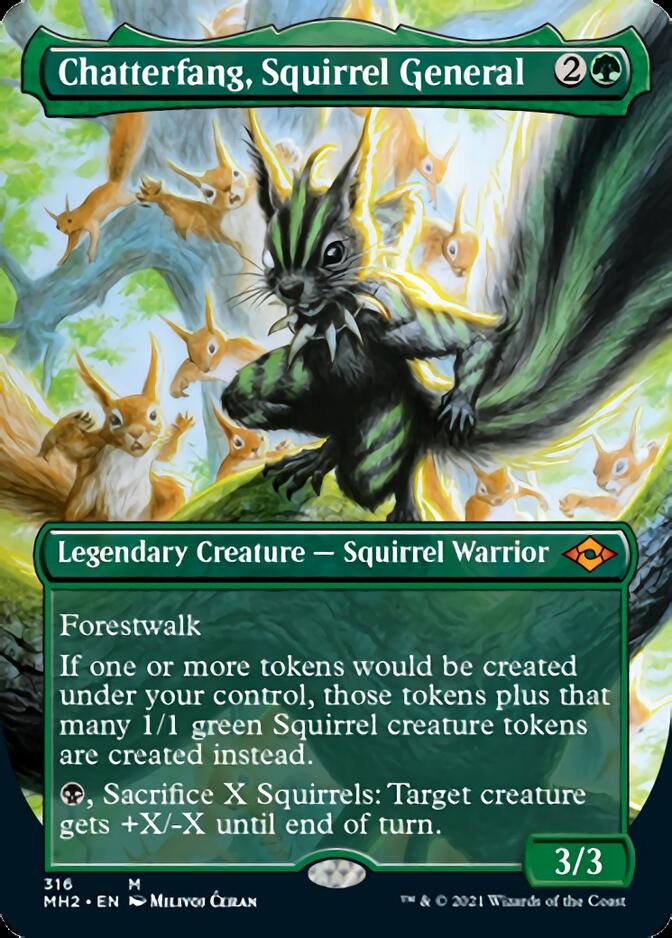Chatterfang, Squirrel General (MH2-316) [Modern Horizons 2] (Borderless)