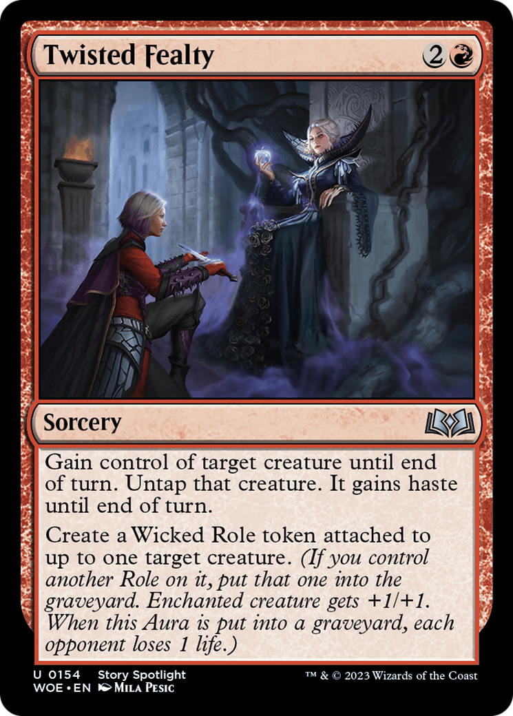 Twisted Fealty (WOE-154) [Wilds of Eldraine] Foil