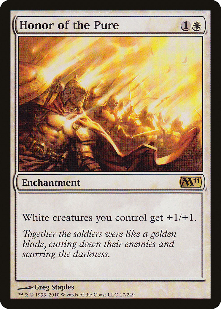 Honor of the Pure (M11-017) [Magic 2011] Foil